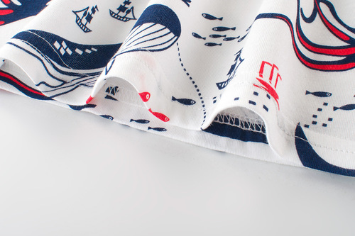 Children's Summer Clothing for Boys, Short-Sleeve T-Shirts, Kids Fashion Baby Clothes, Korean-Style Children's Clothing, Drop-Shipping One Piece