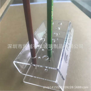 Transparent acrylic dart holder dart holder Z-type pen holder big head pen transparent acrylic pen holder stationery shop marker pen