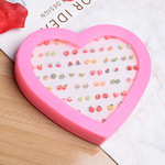 Фруктовые милые пластиковые серьги, в корейском стиле, оптовые продажи