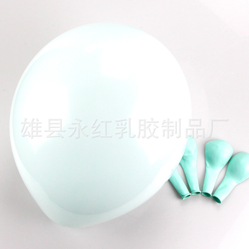 2,2G globo de Decoración de cumpleaños globo de látex redondo de 10 pulgadas confesión romántica boda macaron globo al por mayor