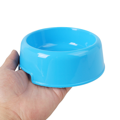 Wholesale Pet Food Bowl for Puppies and Kittens, Candy Color Plastic Dog Bowl, Pet Dog Bowl, Dog Bowl, Single Bowl for Cats