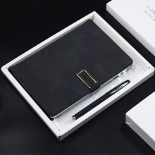 日韩A5商务羊巴皮笔记本文具礼盒套装定做创意记事本办公定制LOGO