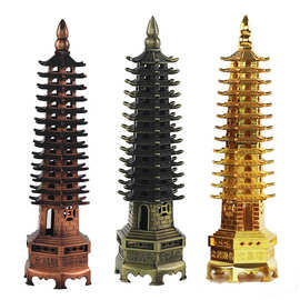 新款大号十三层合金文昌塔批发摆件吉祥文创宝塔复古特色工艺礼品