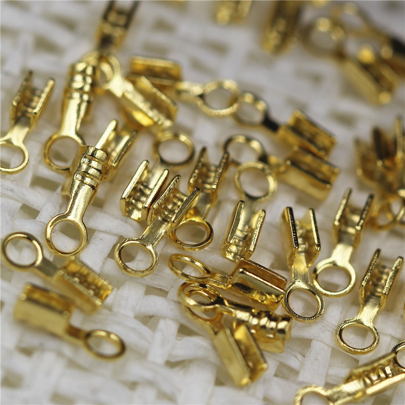 2*7mm Brass Chain Clip Rope Clip DIY Jewelry Accessories