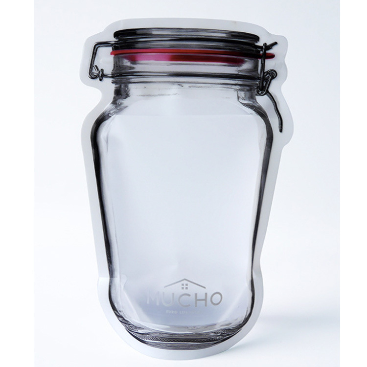 面膜膏水壶杯形状瓶子异形不规则护肤品药品塑料自立包装袋子定制