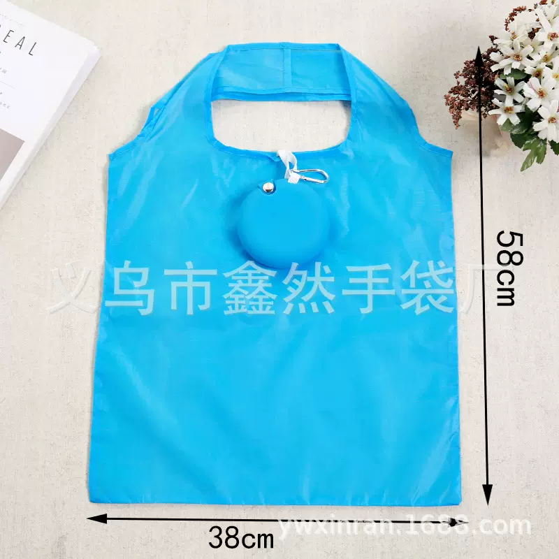 手袋工厂直销供应硅胶手拿式折叠购物袋/便携收纳袋/商务袋