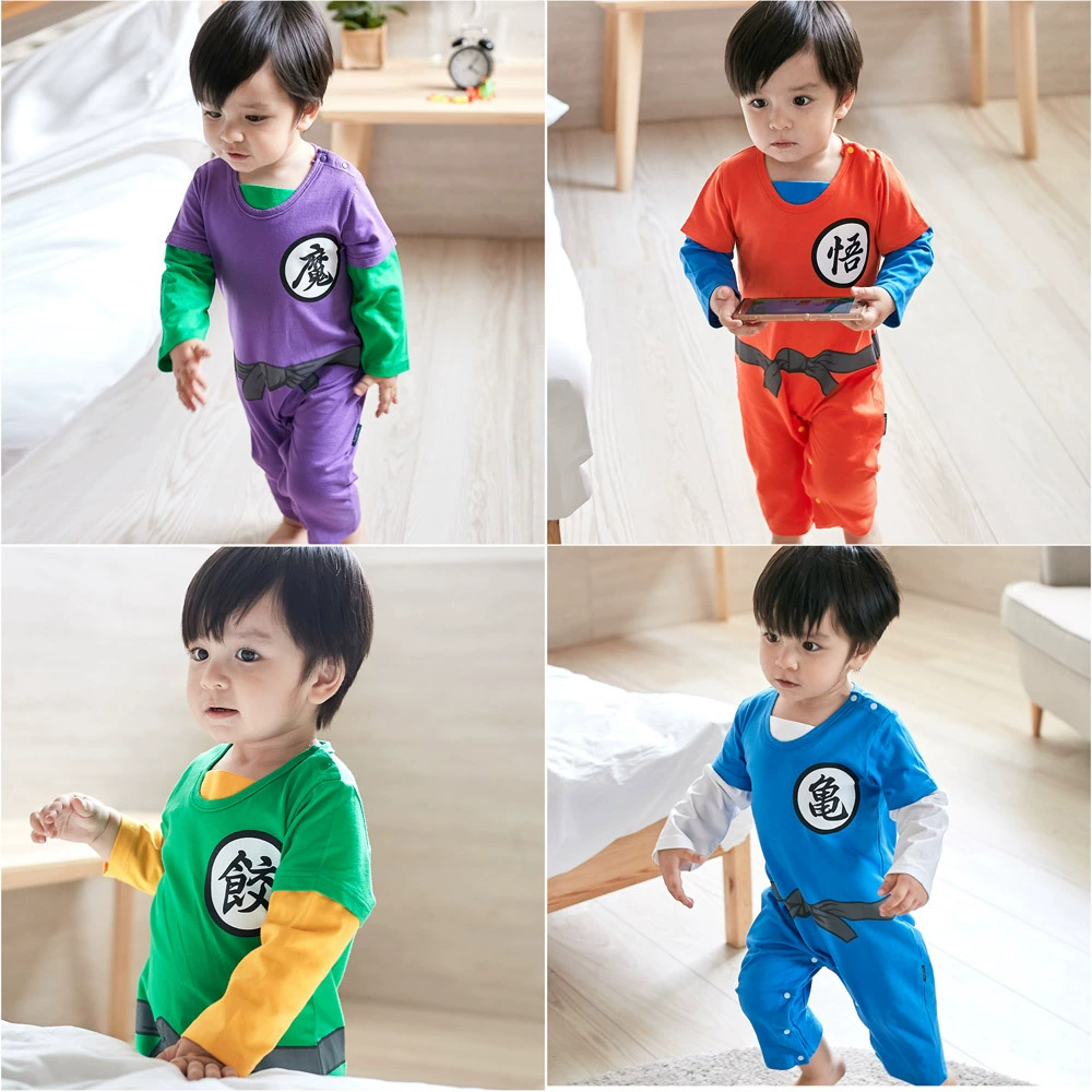 Spring and summer Chinese-style martial arts uniforms, Wukong jumpsuit, romper, styling, baby clothes 82055