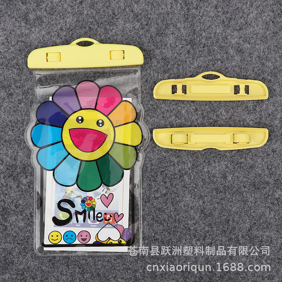 Factory wholesale mobile phone waterproof bag ABS plastic clip firm and reliable sealing waterproof clip sealing bag plastic buckle