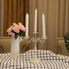 American Hotel Wedding West Restaurant Candle Light Dinner Candle Table Set 13 Five Terminal Iron Candle Terminal