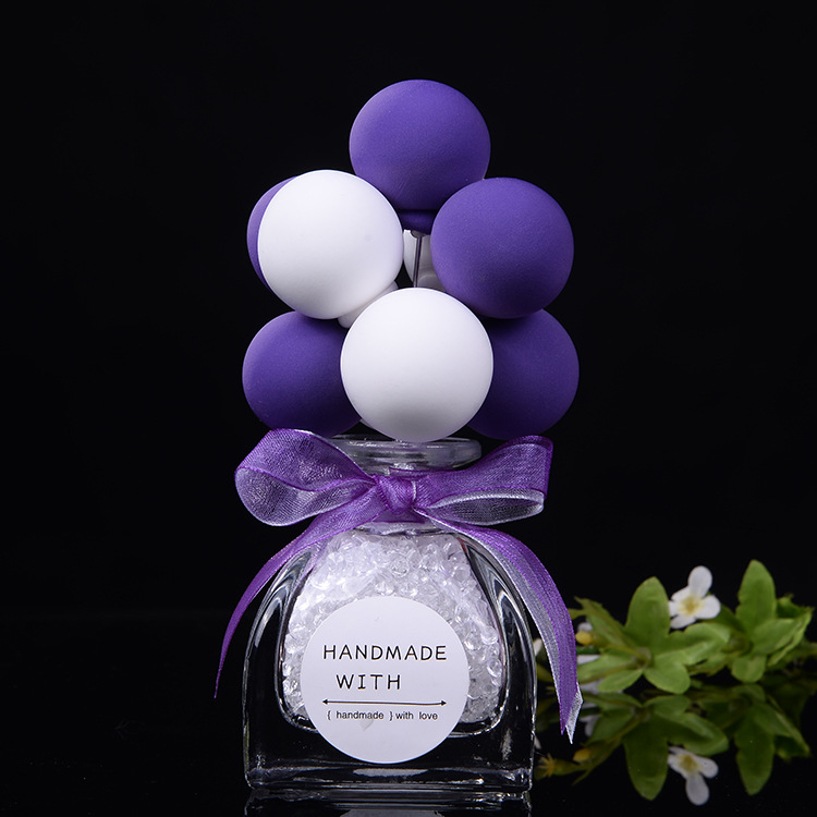 Primer amor sabor confesión creativa globo botella de vidrio adorno femenino tablero de instrumentos adorno consola central adorno interior