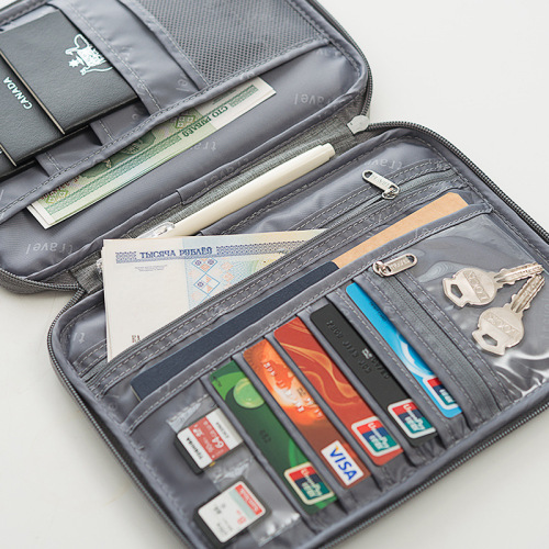 Dream Journey Passport Bag Waterproof Portable Document Storage Bag Multifunctional Cationic Card Holder Handheld Document Bag