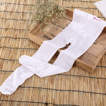 抗起球/夏季天鹅绒连裤袜女童白色舞蹈袜高弹性打底袜裤儿童丝袜