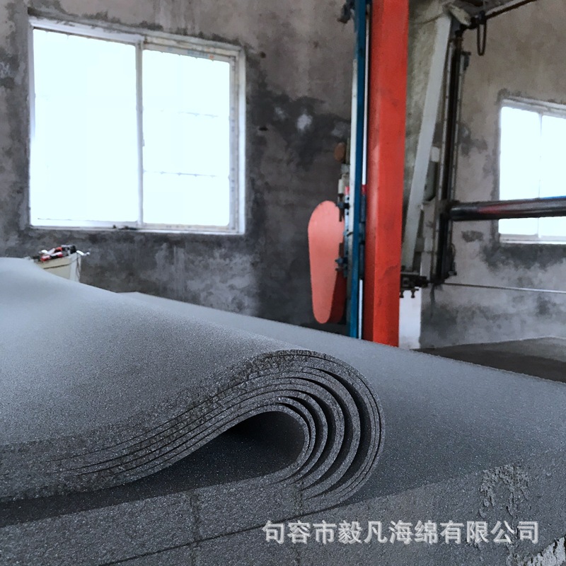 灰色黑色薄海綿內襯填充電子箱包工業包裝海綿墊pu發泡棉海棉廠家