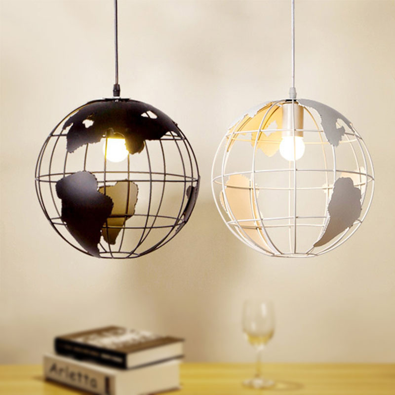Globe chandelier modern simple bar decoration restaurant Living Room Bar Cafe creative personality art lamps