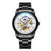 Mechanical men's watch, waterproof swiss watch, mechanical watch, genuine leather, wholesale