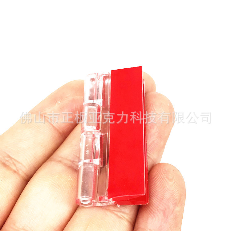 Bisagra autoadhesiva adhesiva fuerte bisagra autoadhesiva acrílico transparente adhesivo de doble cara de hojas sueltas fabricante de páginas plegables