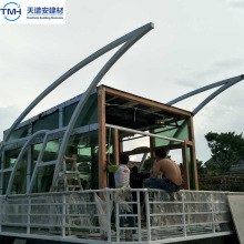 佛山厂家生产学校厂钢架结构房别墅可定制安装学校钢结构雨棚