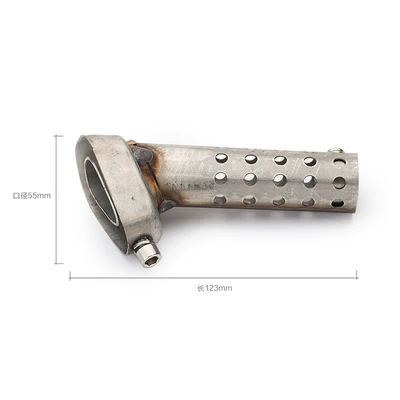 Small Hexagonal Muffler Silencer Motorcycle exhaust pipe