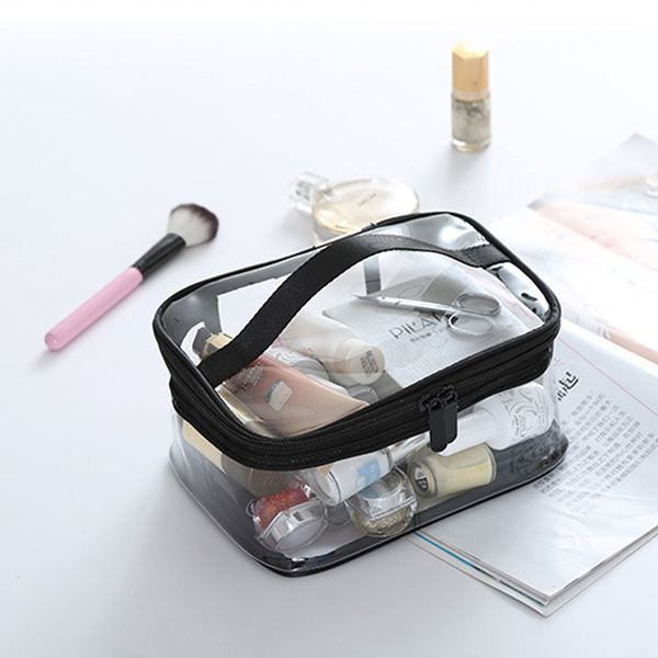 capacious cosmetic bag for traveling PVC