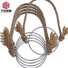 电镀梅森杯马口铁提手标口梅森罐通用提手夜灯太阳能灯麻绳提手