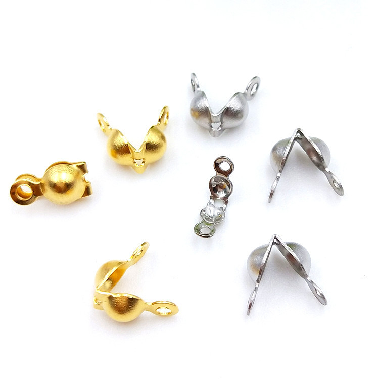 Stainless Steel Bag Bead Buckle Douban Buckle Bean Buckle Pearl Necklace Clamp Baotou Buckle DIY Jewelry Accessories Stainless Steel Bag Bead Buckle Douban Buckle Bean Buckle Pearl Necklace Clamp Baotou Buckle DIY Jewelry Accessories