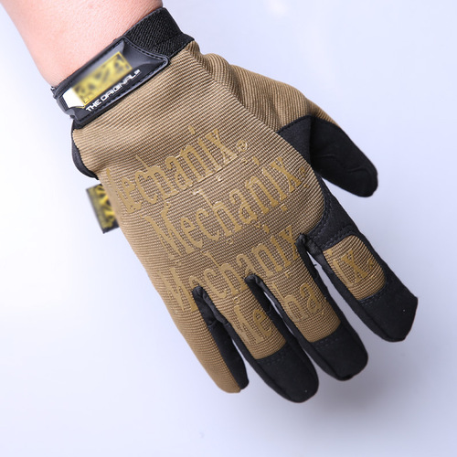 Letter tactical long finger gloves for men, military fans, outdoor mountaineering and cycling sports, non-slip, strong and wear-resistant, super technician
