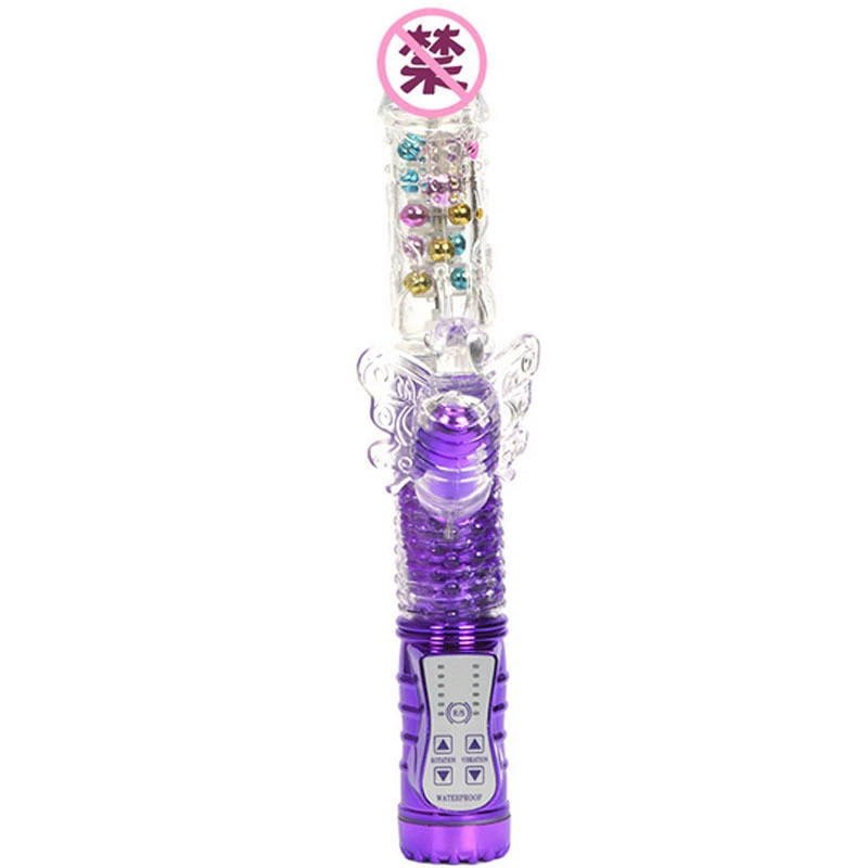 Вибрирующая вибратор-зайчик, rechargeable & retractable, разноцветный, удлиненная длина, многоскоростной