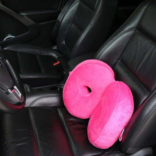 Source Amazon Office Lumbar Plush Beautiful Butt Cushion Butt Cushion Folding Two-Purpose Cushion Pillow One Piece Dropshipping