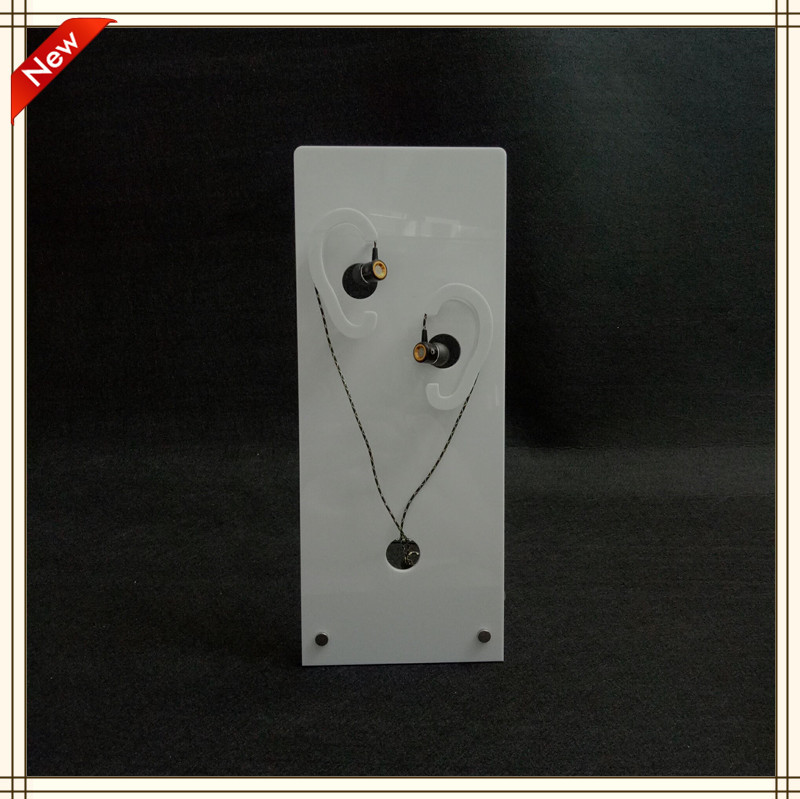 厂家直供亚克力耳麦展架入耳式小耳机展示架耳塞展架量大价格优惠