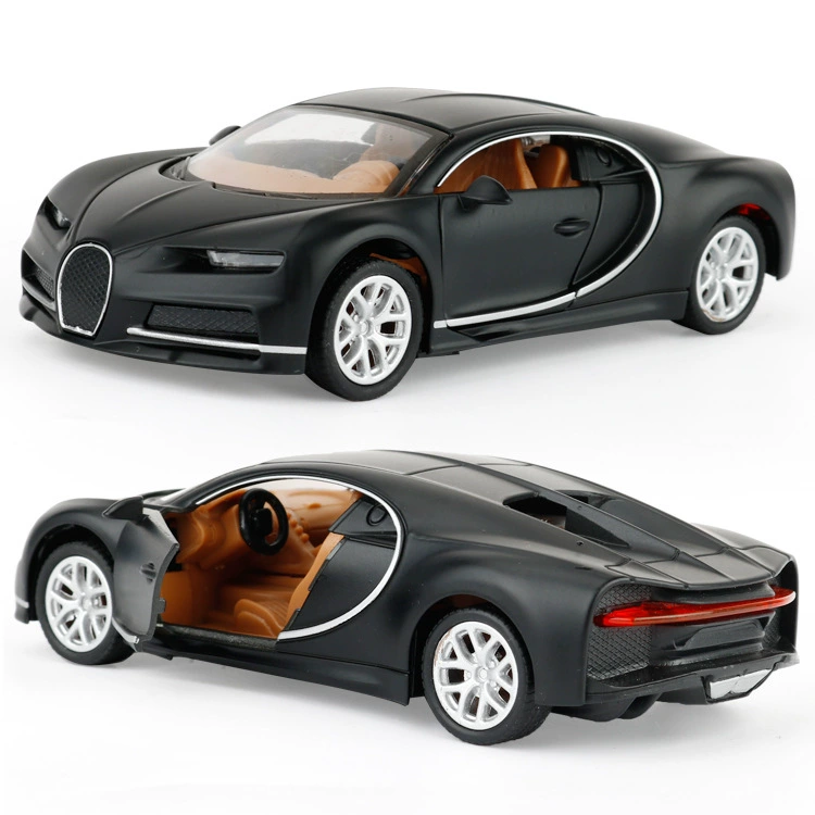Заводская цена прямая поставка 1:36 модель спортивной машины Bugatti из сплава, имитация, декор для торта