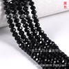 Cross -border hot -selling 6mm crystal glass flat beads crystal beads DIY jewelry 10 bundles of color wheel beads