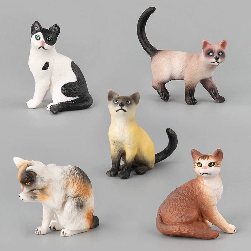 Минифигурка, животное моделирование, игрушка, кошка, котёнок