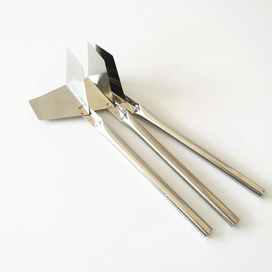 Stainless Steel Yin and Yang Angle Pull Large Small Fillet Scraper Putty Diatom Mud Corner Professional Processing Tool