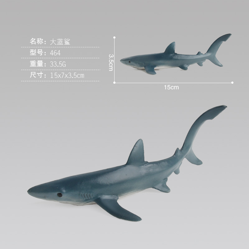 Venta caliente transfronteriza simulación animal marino modelo sólido delfín pez payasos tortuga tiburón adornos creativos