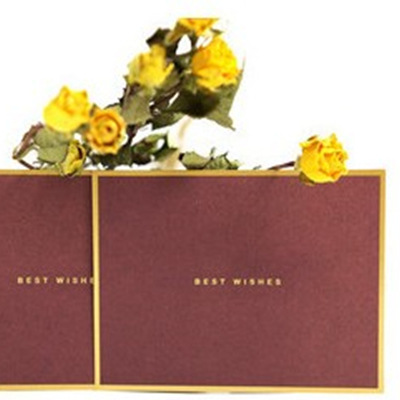 Sifang bronceado borde negocios bendición tarjeta pequeña Corea creativo mini vacaciones mensaje universal tarjeta de agradecimiento