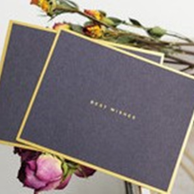 Sifang bronceado borde negocios bendición tarjeta pequeña Corea creativo mini vacaciones mensaje universal tarjeta de agradecimiento