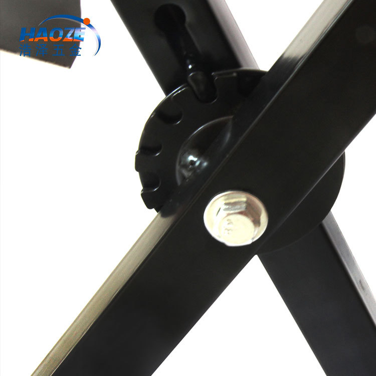 X-tipo de un solo tubo de órgano electrónico estante de 25mm plegable portátil jugando teclado estante de órgano electrónico al por mayor