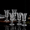 Glossy wineglass, cup, crystal, set, 50 ml, wholesale