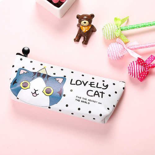 Creative stationery student pencil case manufacturer direct sale cute storage pencil case cartoon coin purse advertising LOGO design