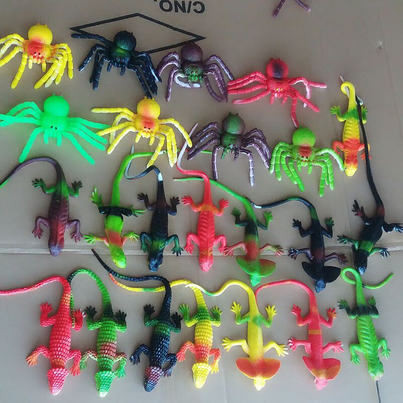 Rubber Animal Simulated Rubber Snake Trick Toy Snake Soft Rubber Snake Kidsren's Toy Simulated Snake Spider Lizard