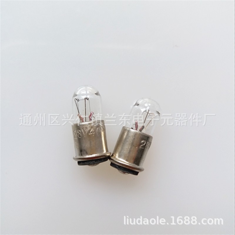 MF6 type indicator bulb 1.5V 0.5A 24V 28V 40MA marine bulb, special bulb, miniature bulb.