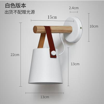 Simple dormitorio registro cinturón lámpara de pared pasillo Nordic salón comedor lámpara de noche espejo frontal iluminación transfronteriza al por mayor