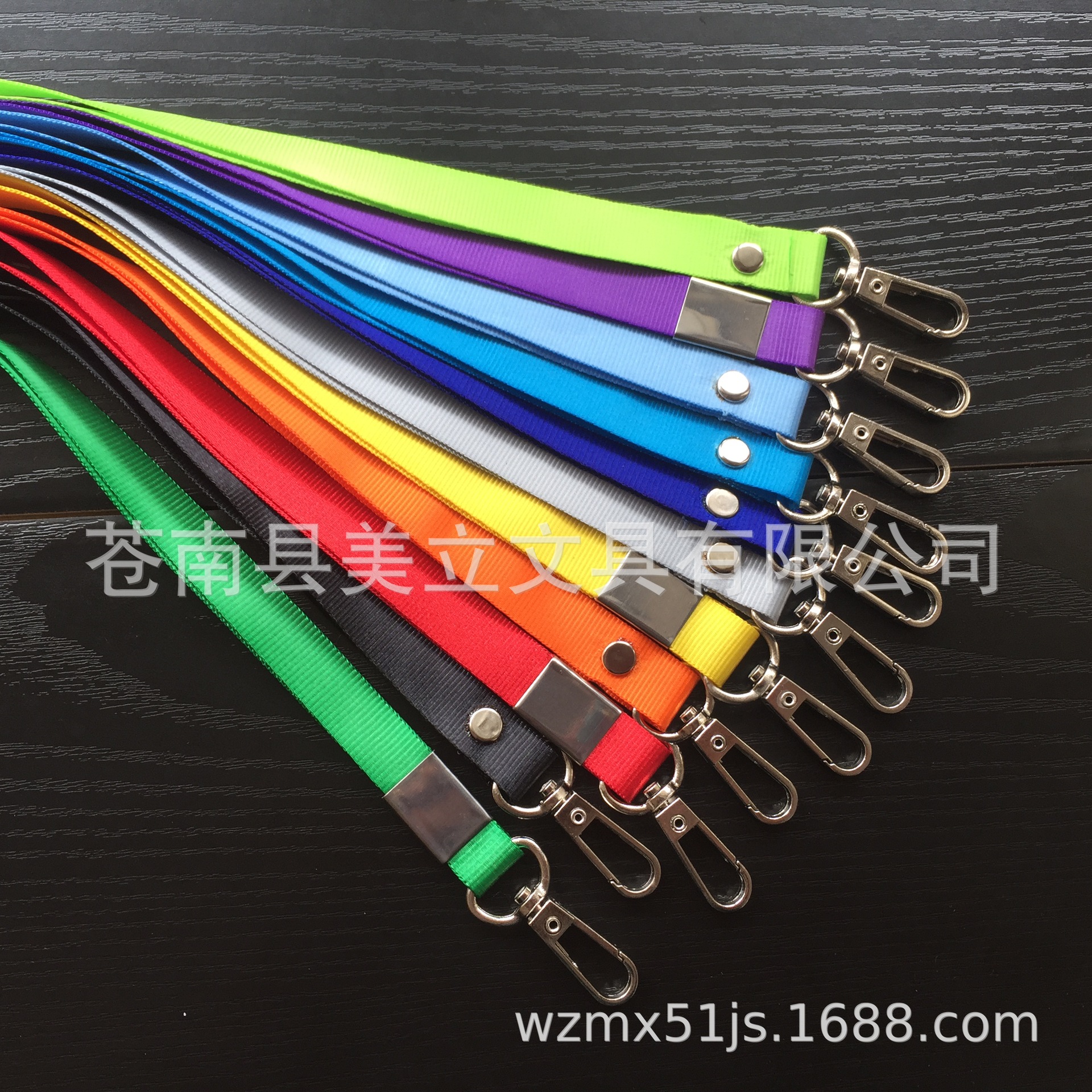 1.5 Exhibition work permit lanyard metal hook lanyard ID lanyard…