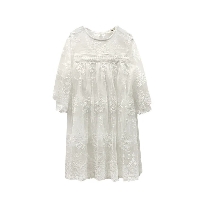 (Перекрестная торговля) летнее платье, детская lace юбка для девочек, маленький образ принцессы