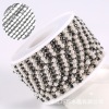 Metal clothing, dress, diamond, accessory, suitable for import, 10m