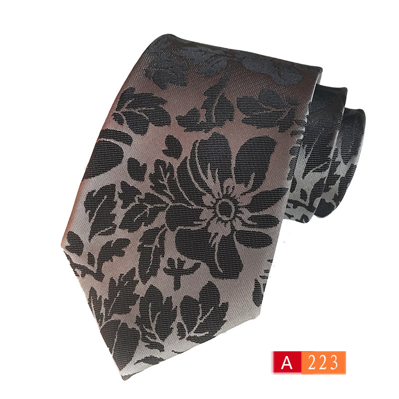 Hombres corbata de poliéster hilado teñido de tela de negocios desgaste a juego corbata fuente fabricante en stock al por mayor