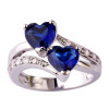 Jewelry, zirconium, ring with stone, accessory heart-shaped, European style, Aliexpress, wish, ebay