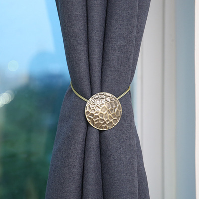 批发欧式创意金属磁扣窗帘绑带 窗帘扣磁铁免打孔免安装绑窗帘的