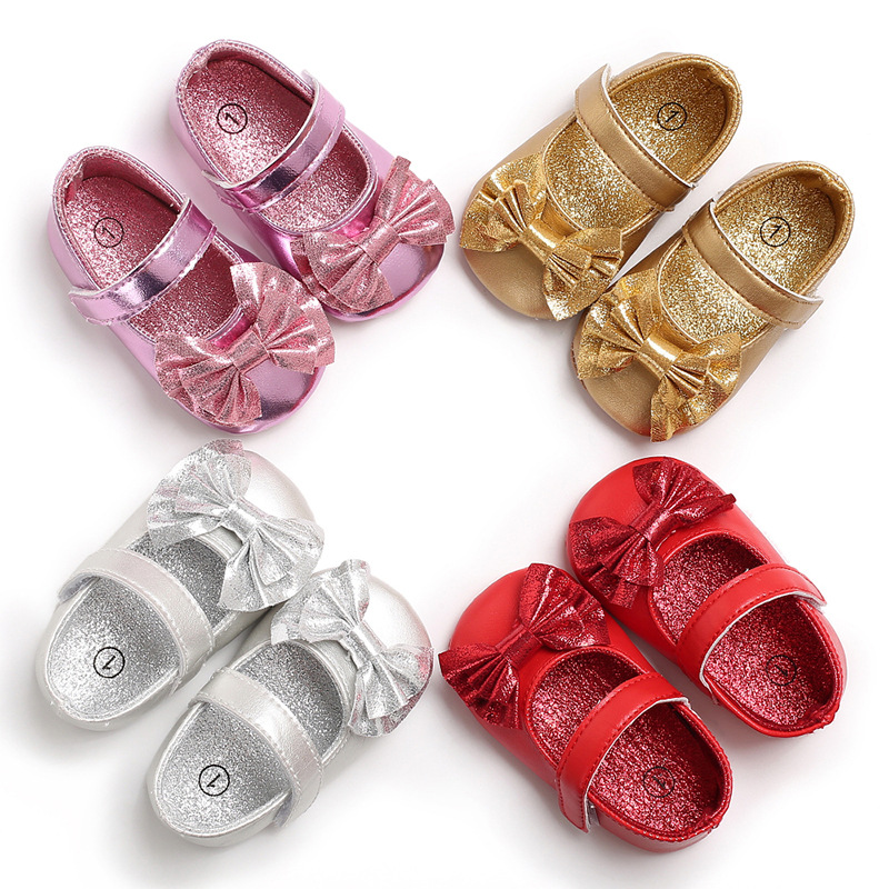 0-1 years old baby shoes Bows Princess Princess Learning Shoes Baby…