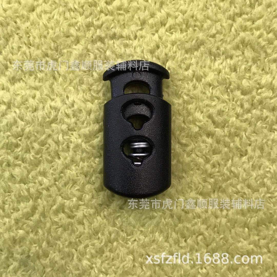 Manufacturer's Ready-made Plastic Spring Buckle, Plastic Double-hole Rope Buckle, Anti-slip Buckle, Safety Buckle, Long Adjustment Buckle